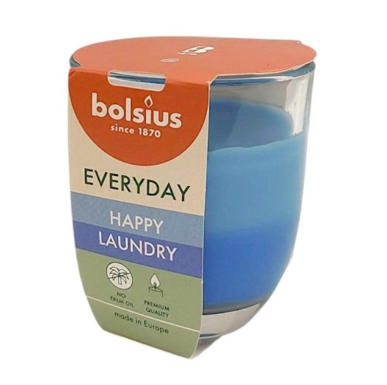 Αρωματικό Κερί Σε Ποτήρι 80/70mm Bolsius Everyday Two-Tone - Happy Laundry