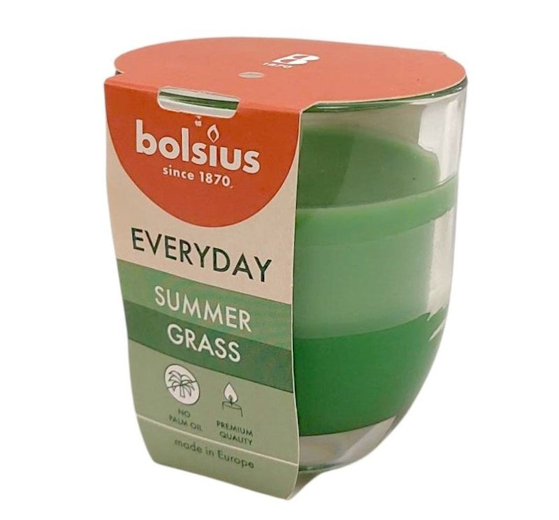 Αρωματικό Κερί Σε Ποτήρι 80/70mm Bolsius Everyday Two-Tone - Καλοκαιρινά Βότανα