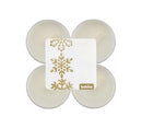 Αρωματικό Ρεσώ 8ωρών Bolsius XMAS 8άδα - Snowflakes Κιβώτιο 6τμχ