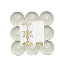 Αρωματικό Ρεσώ 4ωρών Bolsius XMAS 18άδα - Snowflakes Κιβώτιο 8τμχ