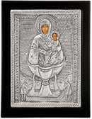 Εικόνα Μεταλλική με Επικάλυψη από Ασήμι - Παναγία Ζωοδόχος Πηγή