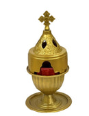 Καντήλι Μεταλλικό "Σταυρός"- Χρυσό