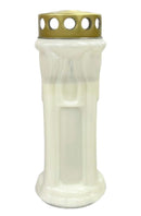 Κερί Διαρκείας Πυρσός Παραφίνης - Λευκό