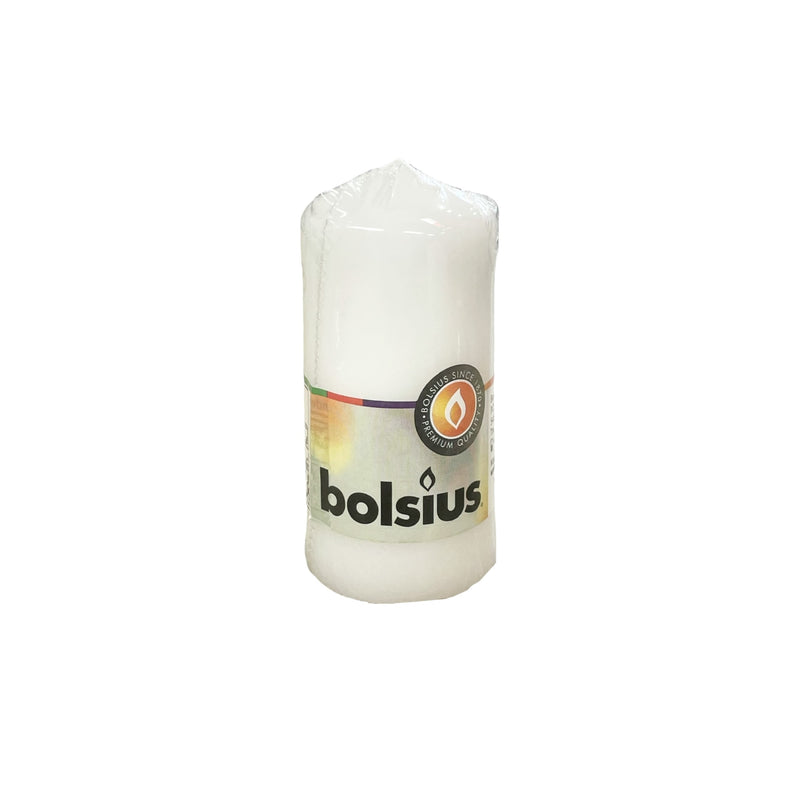 Κερί Κορμός Bolsius 100/48mm - Λευκό