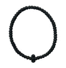 Kομποσκοίνι Κερωμένο - Με Μαύρη Χάντρα (ΤΗΙΜ013)