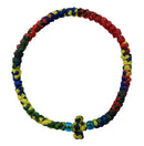 Kομποσκοίνι Kερωμένο - Πολύχρωμο σε Διάφορες Χάντρες (THIM071)