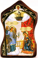 Ξύλινη Εικόνα Μπομπονιέρα 13x9cm (κωδ. Ν1 )