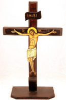 Ξύλινος Σταυρός 41x25cm (κωδ. N1 με βάση )