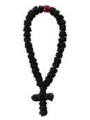 Kομποσκοίνι Προσευχής 33άρι - Μαύρο με Κόκκινη Χάντρα (THIM156)