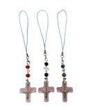 Κρεμαστό Αυτοκινήτου - Ροζ Σταυροί (ΤΗΙΜ278)