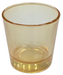 Καντηλόκουπα γυάλινη Μικρή - Μελί (THIM1152-HONEY)