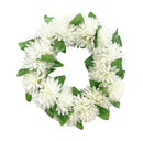 Στεφάνι Χρυσάνθεμο 28cm (ΤΗΙΜ36003) - Λευκό