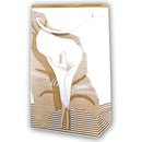 Τσαντάκι Μνημοσύνου Χάρτινο με Κορδόνι Κρίνος - 10άδα