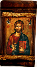 Ξύλινη Εικόνα Μπομπονιέρα 16x9cm (κωδ. Ν3 )