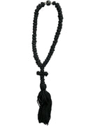 Kομποσκοίνι Προσευχής 50άρι - Μαύρο με Mαύρη Χάντρα (THIM142)