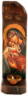 Ξύλινο  Καντήλι 40x12cm (κωδ. Ν3)
