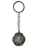 Μπρελόκ Μεταλλικό Με Εικόνα Παναγίας και Αγ. Χριστόφορου - (ΤΗΙΜ1322)