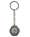 Μπρελόκ Μεταλλικό Με Εικόνα Παναγίας και Αγ. Χριστόφορου - (ΤΗΙΜ1322)