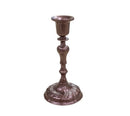 Μικρό Μεταλλικό Κηροπήγιο - Καφέ