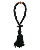 Kομποσκοίνι Προσευχής 33άρι - Μαύρο με Κόκκινη Χάντρα (THIM152)