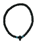 Kομποσκοίνι Κερωμένο - Με Γαλάζια Χάντρα (ΤΗΙΜ014)