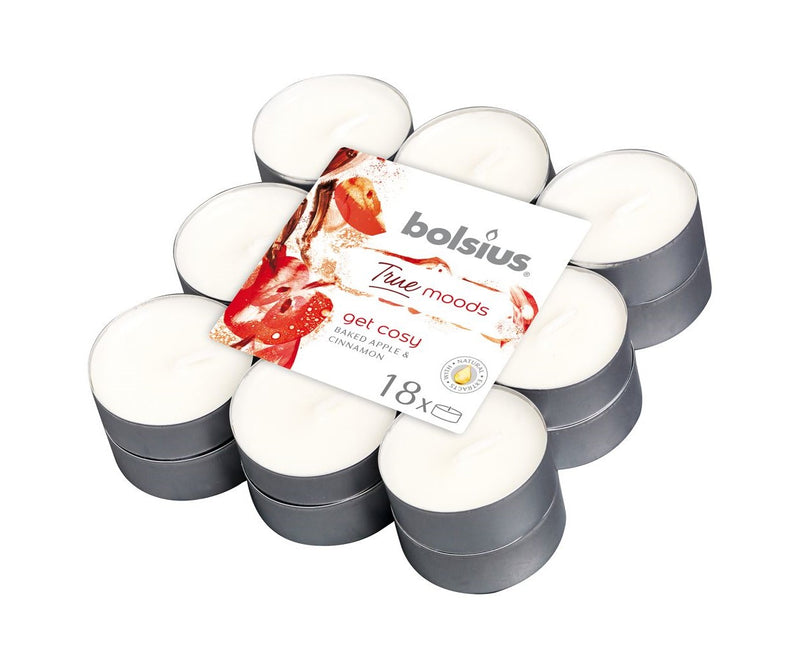 Αρωματικό Ρεσώ 4 Ωρών Bolsius True Moods 18άδα - Baked Apple & Cinnamon