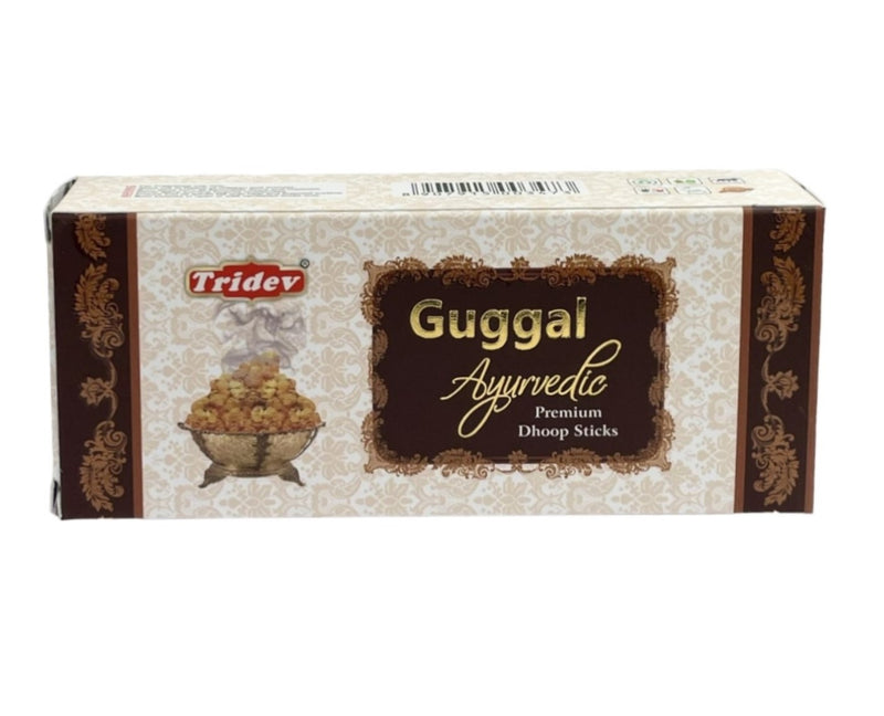 Αρωματικά Ινδικά Sticks με Βάση (Tridev) - Guggal Ayurvedic