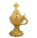 Θυμιατό Μεταλλικό "Άλφα"- Xρυσό