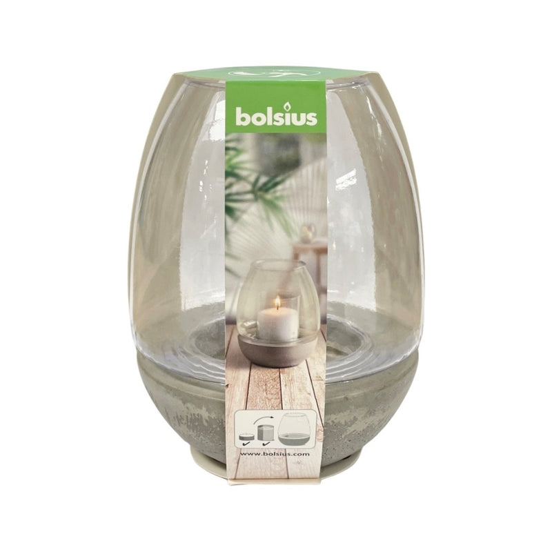 Κηροπήγιο Φανάρι Bolsius Εξωτερικού Χώρου "Relight Holder Oval"