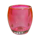 Κηροπήγιο Γυάλινο Bolsius για Ρεσώ 87/71mm - "Tealight Pink"