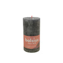 Κερί Κορμός Ρουστίκ Bolsius 130/68mm-Stormy Grey