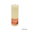 Κερί Κορμός Ρουστίκ Bolsius 190/68mm-Soft Pearl