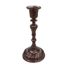 Μεγάλο Μεταλλικό Κηροπήγιο - Καφέ