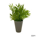 Τεχνητό Φυτό Ibergarden Διαστάσεων 13x13x25cm σε Γκρι Γλαστράκι (55301Α)