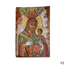 Εικόνα Χειροποίητη Ακανόνιστο ξύλο Μεικτή τεχνική-Παναγία Βηθλεεμίτισσα