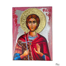 Εικόνα Χειροποίητη Ακανόνιστο ξύλο Μεικτή τεχνική-Άγιος Φανούριος