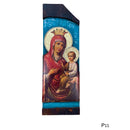 Εικόνα Χειροποίητη σε Ράβδο Μεικτή τεχνική - Παναγία (Ρ11)