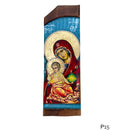 Εικόνα Χειροποίητη σε Ράβδο Μεικτή τεχνική - Παναγία Θεραπεύουσα (Ρ15)