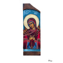 Εικόνα Χειροποίητη σε Ράβδο Μεικτή τεχνική - Παναγία Επτάσπαθη (Ρ24)