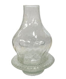 Καντήλι Γυάλινο "Μαργαρίτα"- Διάφανο με Διάφανη Καντηλόκουπα