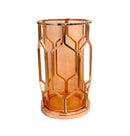 Διακοσμητικό Κηροπήγιο (Πλέγμα) - "Πορτοκαλί"