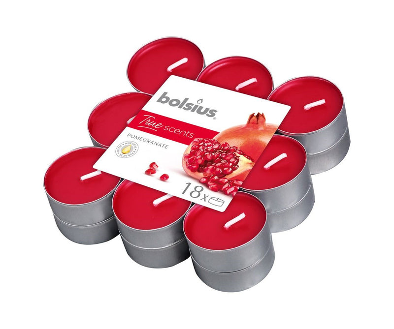 Αρωματικό Ρεσώ 4 Ωρών Bolsius True Scents 18άδα - Pomegranate