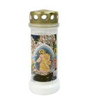 Κερί Διαρκείας Bolsius 4 Hμερών με Καπάκι - Λευκό