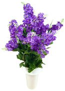 Βάζα για Μνήμα Λεβάντα 18 Κλαδιά (ΤΗΙΜ14017-18) - Μωβ