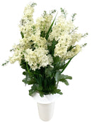 Βάζα για Μνήμα Λεβάντα 18 Κλαδιά (ΤΗΙΜ14017-18) - Λευκό