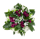 Στεφάνι Τριαντάφυλλο 22cm (ΤΗΙΜ36009) - Μπορντό