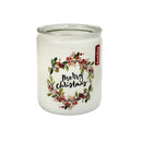 Αρωματικό Κερί σε Ποτήρι 82/68mm Bolsius XMAS - Merry Christmas White