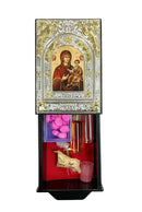 Εικόνα Παναγίας Θήκη με Λιβάνη - Φυλαχτό και Μύρο