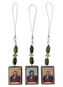 Κρεμαστό Αυτοκινήτου με Aπηκονίσεις Της Παναγίας και του Αγ. Χριστόφορου (ΤΗΙΜ4153)