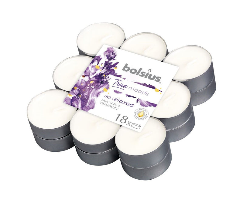 Αρωματικό Ρεσώ 4 Ωρών Bolsius True Moods 18άδα - Lavender & Chamomile